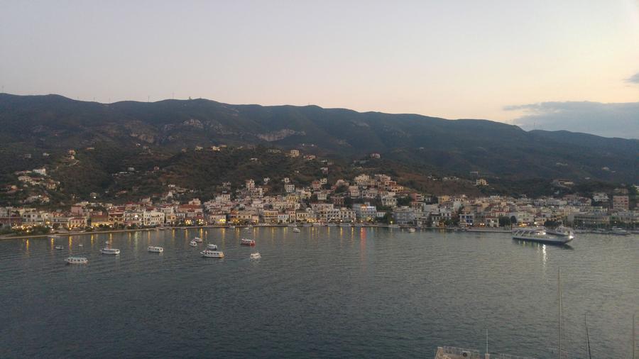 Poros view from above